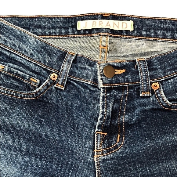 J Brand low rise straight leg long length Y2K style jeans size 25 - Picture 4 of 8